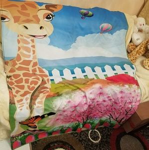 Kids giraffe 3d curtains